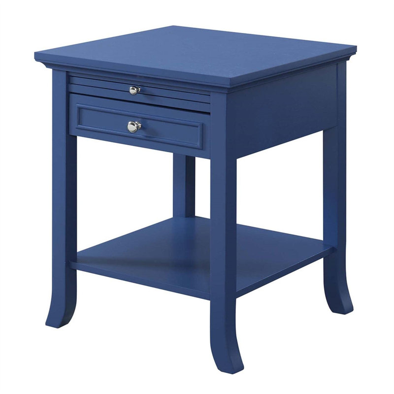 Table de bout avec rangement, Bleu