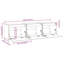 Ku Unfinished Floating TV Stand for TVs up to 55"