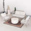 Ensemble de conversation d'extérieur 4 pièces avec tissage en rotin torsadé, coussins lavables, plateau de table en bois plastique et table basse à imprimé marbre - facile à assembler et résistant aux intempéries
