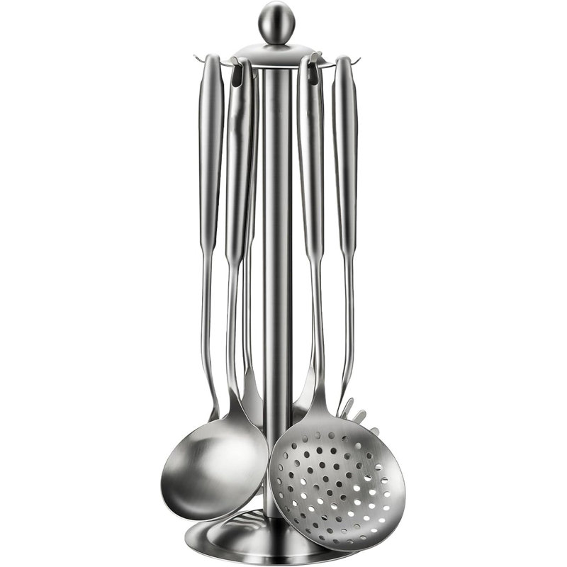 Ensemble d'ustensiles de cuisine en acier inoxydable