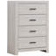 Commode rectangulaire 4 tiroirs Geary