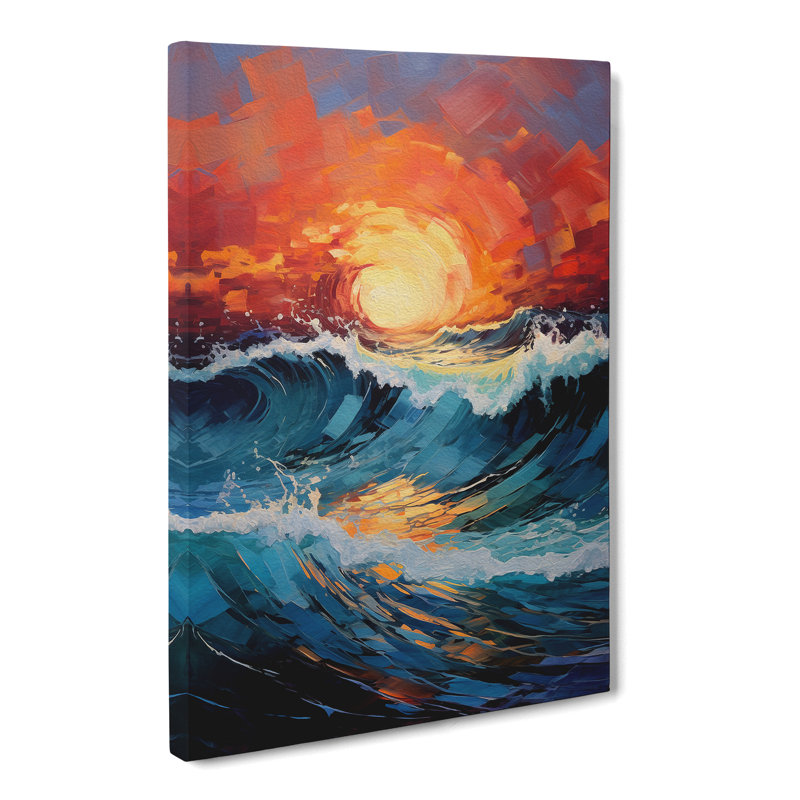 Ocean Expressionism No.3 - Wrapped Canvas Print, 60cm H x 40cm W x 3cm D