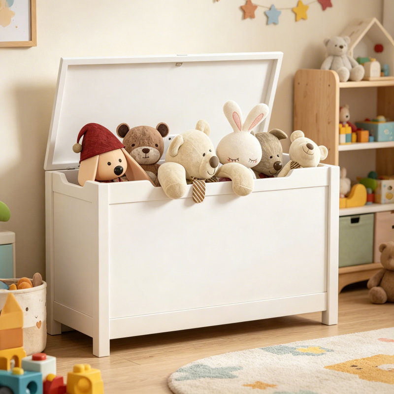 Kids Toy Box Storage Bench Toy Chest