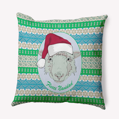 Coussin décoratif géométrique intérieur / extérieur en polyester