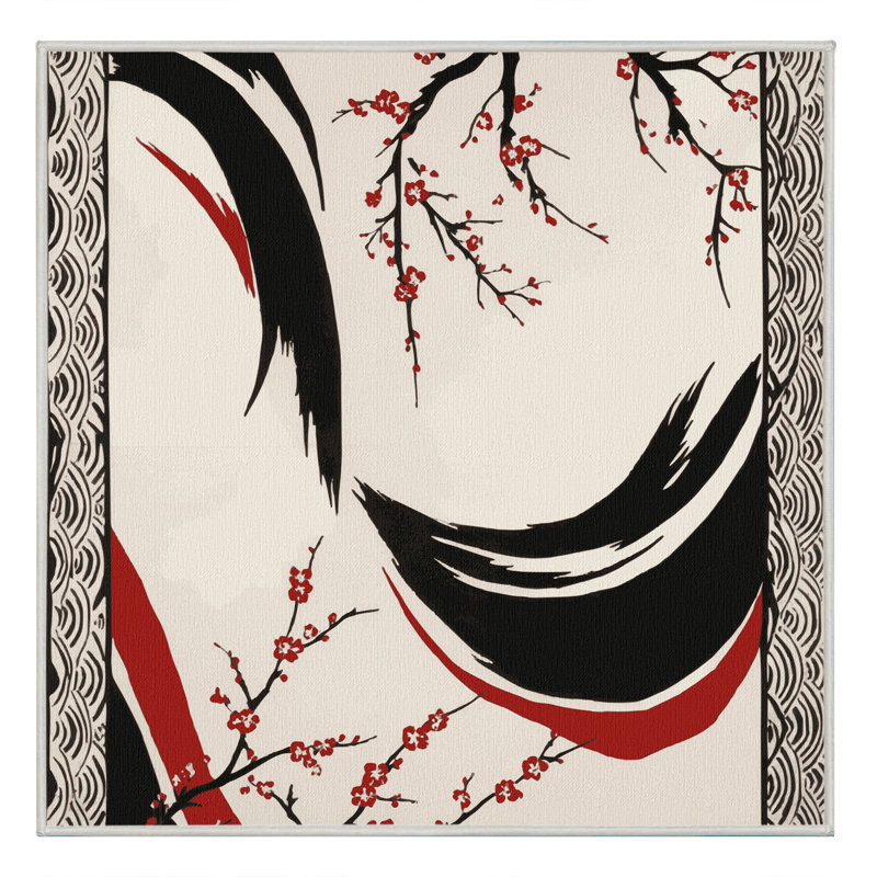 Petal Harmony Rug, Square 7'