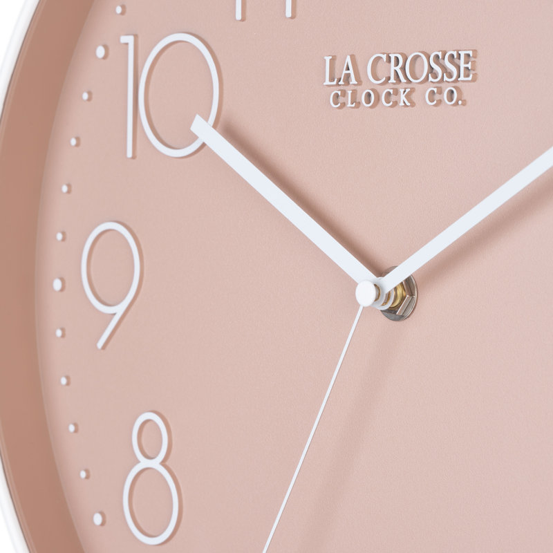 Horloge murale 12 po Paxton, Peach