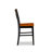 3 Piece Dining Set Contains a Round Dining Table with Dropleaf and 2 Kitchen Chairs, 42x42 Inch, Black & Cherry-170919430-229240898