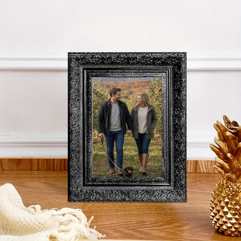 Cadre photo noir 1PC pour photos et cadeaux de 5 po x 7 po, Black, 1, 5" W x 7" H