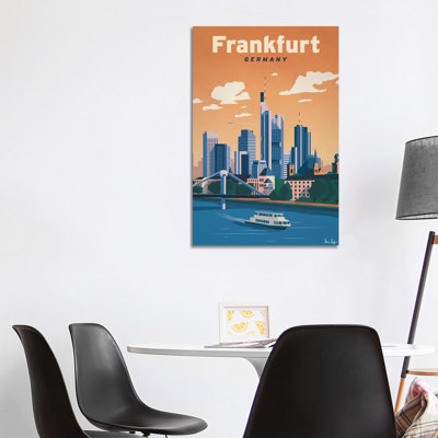 Frankfurt 1 Piece Wrapped Canvas Painting