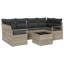 234cm Wide Patio Sofa with Cushions