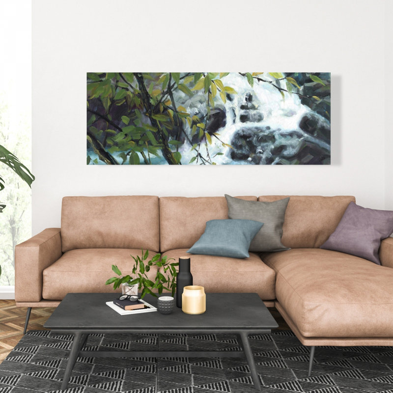 Peaceful Fall - Beach, art contemporain sur toile