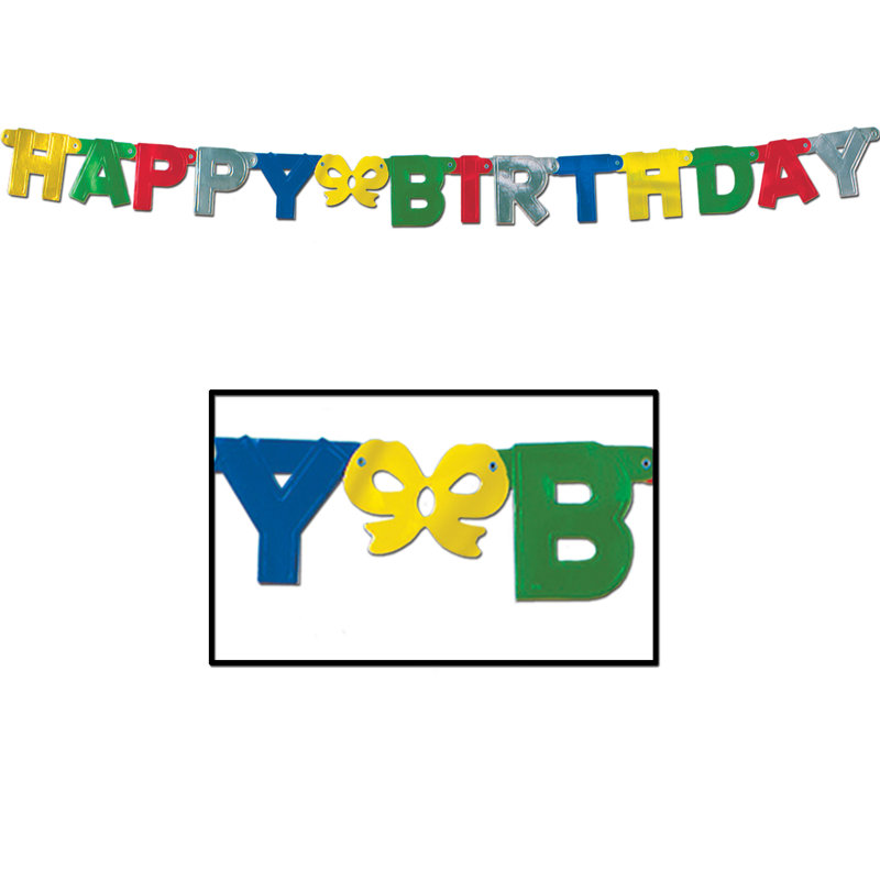Banderole Foil Happy Birthday