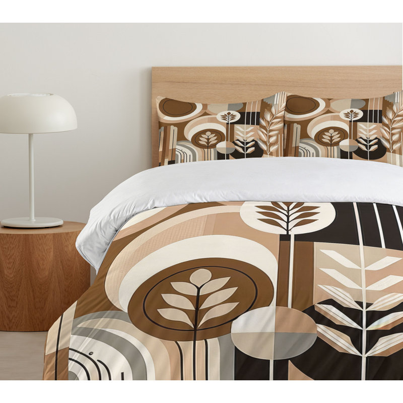 Monstera Duvet Cover, King Duvet Cover + 2 Standard Shams