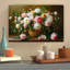 Impression sur toile de luxe avec pivoines et roses - Urban Studio-1418313297