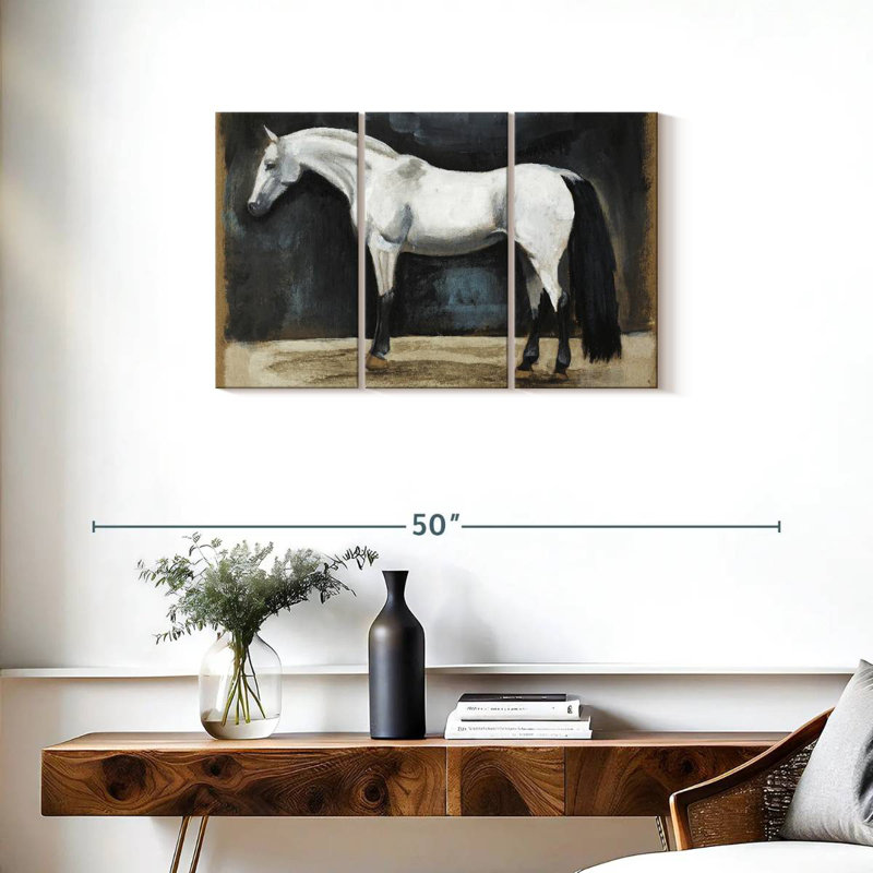 Brampt Equestrian Studies II, 20" H x 33" W
