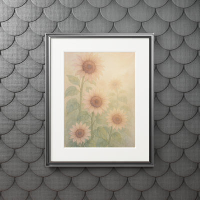 Clinger Single Picture Frame Print