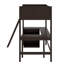Lit mezzanine avec tablettes et bureau-423759733