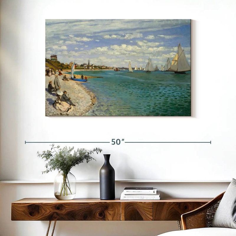 Régate Alvord à Sainte-Adresse 1867, H 26 po x l 39 po