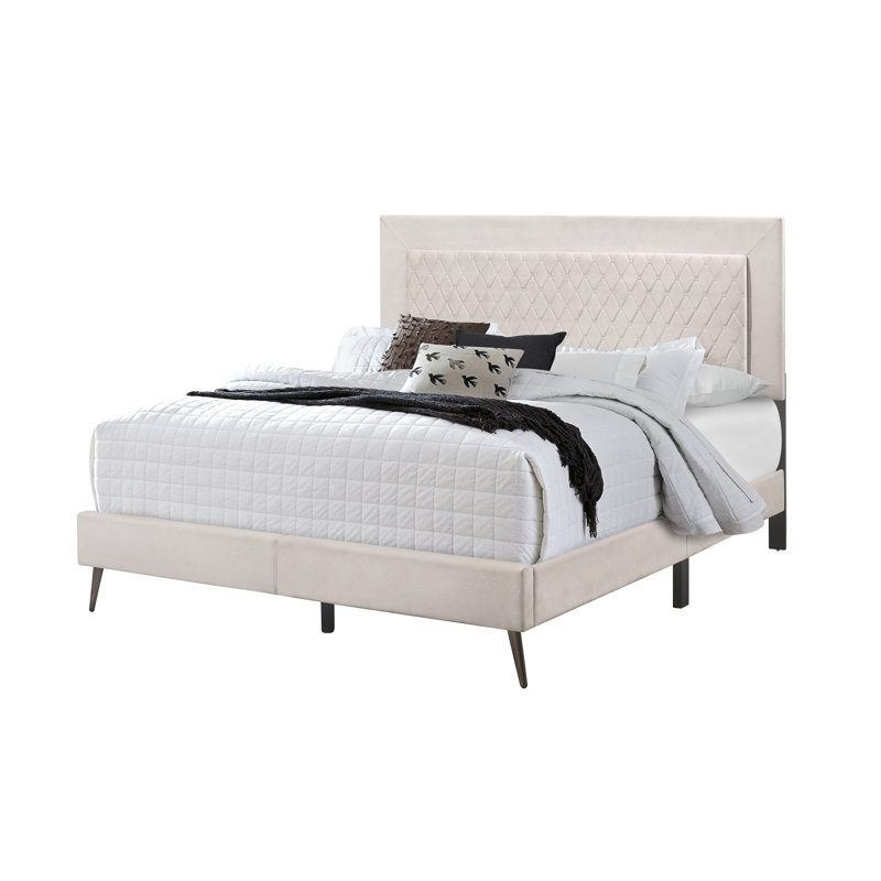 Upholstered Standard Bed, King