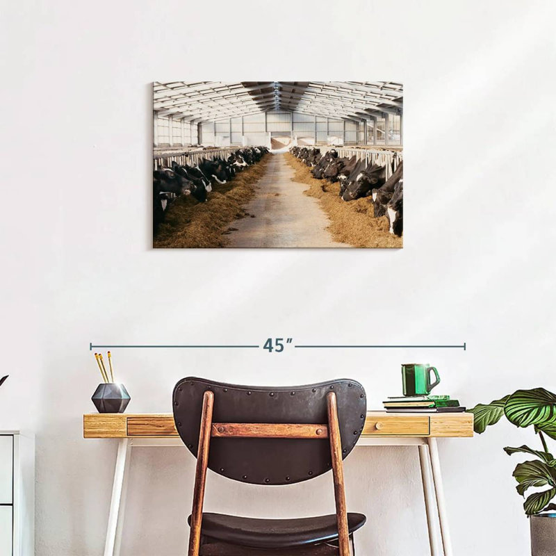 Barn Cows, 20" H x 30" W