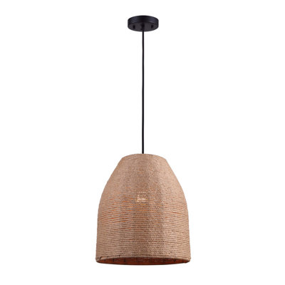 Luminaire suspendu en forme de dôme à 1 lumière