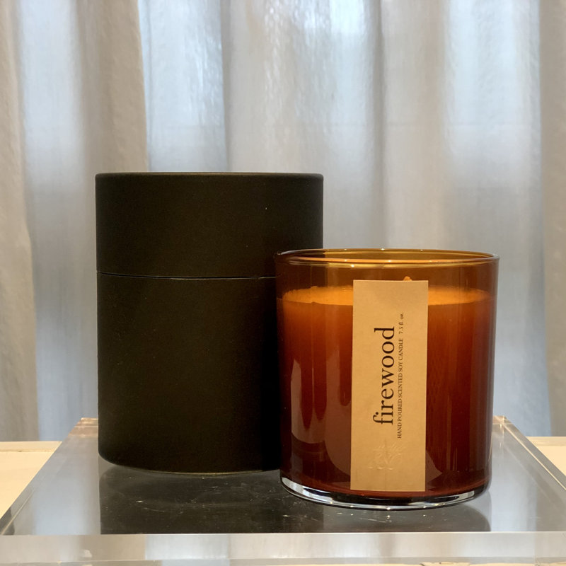 Firewood Scented Jar Candle