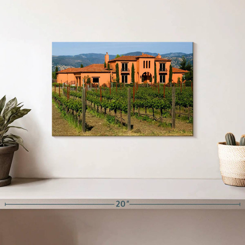 Alvord Winery At Sunset, H 8 po x l 12 po