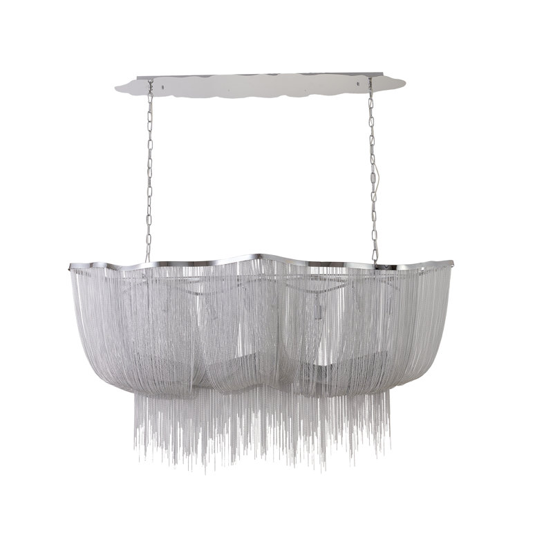 Lustre en chaîne 8 lumières Livesay 