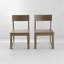 Ensemble de 2 chaises d'extérieur et de jardin Hdpe-1175943483
