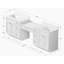 Meuble-lavabo double 103 po avec comptoir-111107766