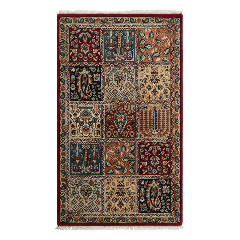 Rug & Kilim’S Contemporary Chain Stitch Rug With Polychromatic Garden Designs