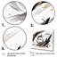 «Black Gold Multifacette Whirls I», reproduction de toile tendue 3 pièces-374728064