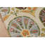 Tapis oriental ivoire / vert en laine touffeté à la main Adilet-23243767