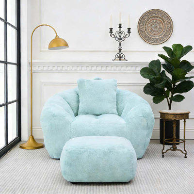 Bean Bag Chair withFootstool