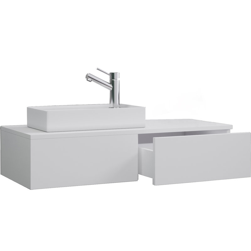 Redmund Bathroom Vanity with Basin, White