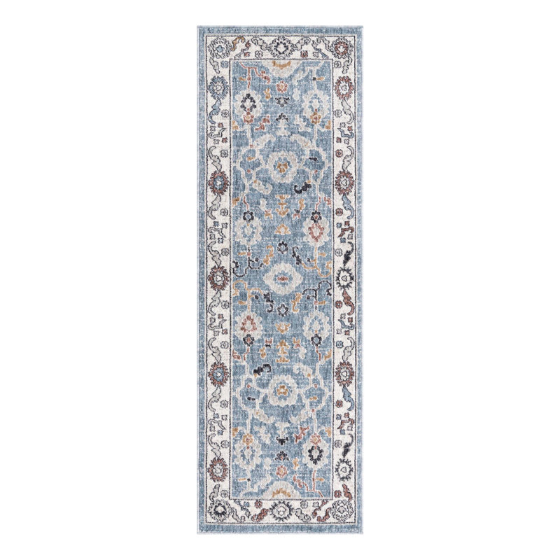 Erica Floral Indoor Rug, Runner 2' x 6'