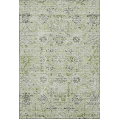 Premium Machine Washable Konopka AMF1110 Damask Rug
