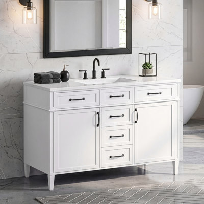 Meuble-lavabo avec lavabo composite