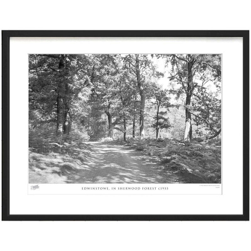 Edwinstowe, in Sherwood Forest C1955 1 Piece Single Picture Frame Wall Art, 28cm H x 36cm W x 2.3cm D