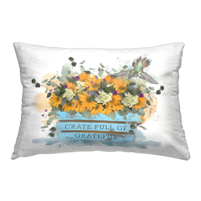 Coussin décoratif à motif de caisse de Matthew Piotrowicz