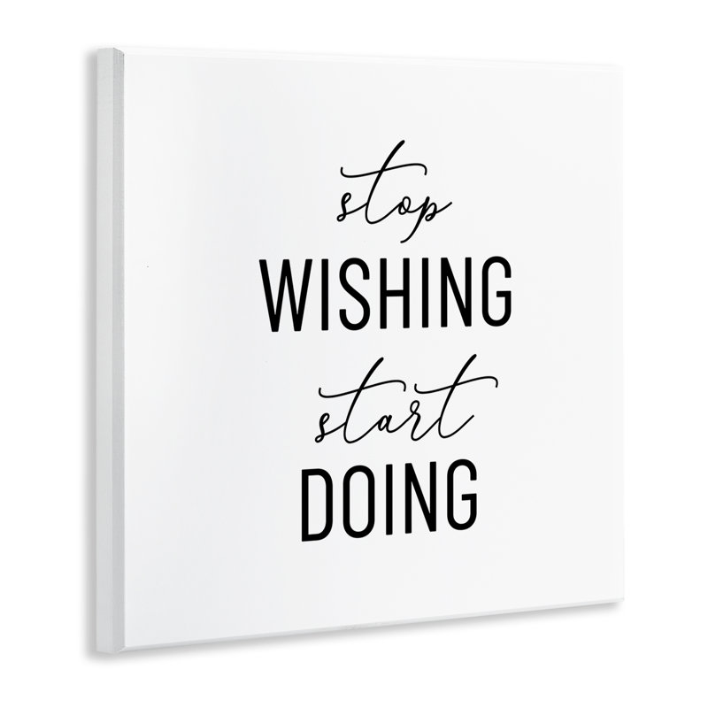 Art mural «Motivational Start Doing» par Anna Quach