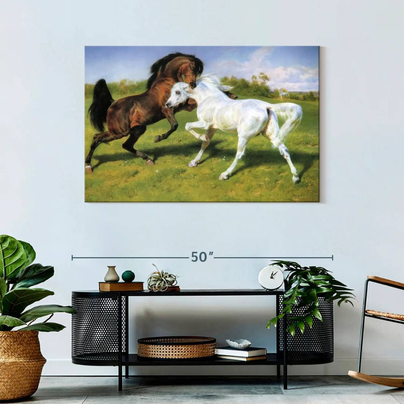 Brampt The Duel 1895, 30" H x 45" W