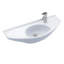 Vitreous China Wall Mount Bathroom Sink with Overflow-3524474