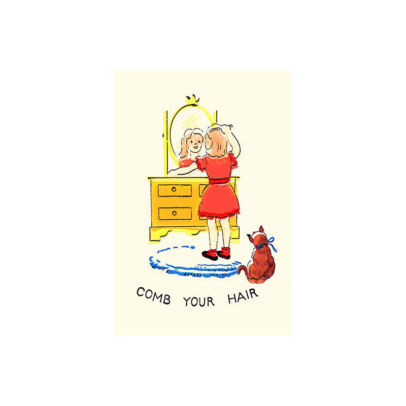 " Comb Your Hair ", 36" H x 24" W