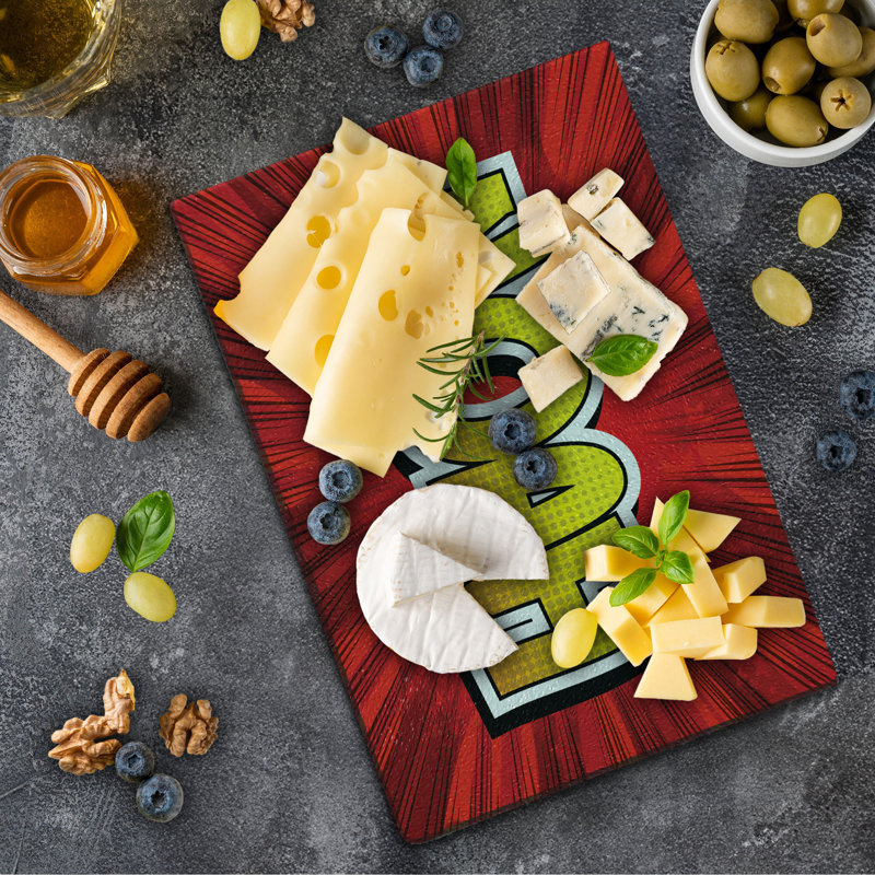Planche à découper en verre trempé Ambesonne