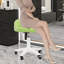 Tabouret de bureau réglable à roulettes-455603699