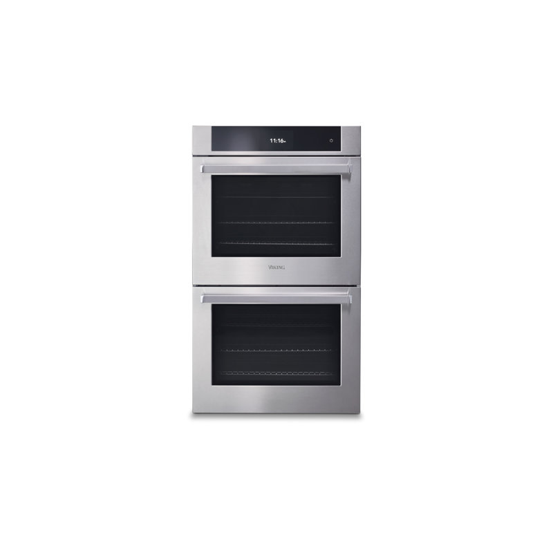 30"W. Double Electric Convection Oven, Stainless Steel