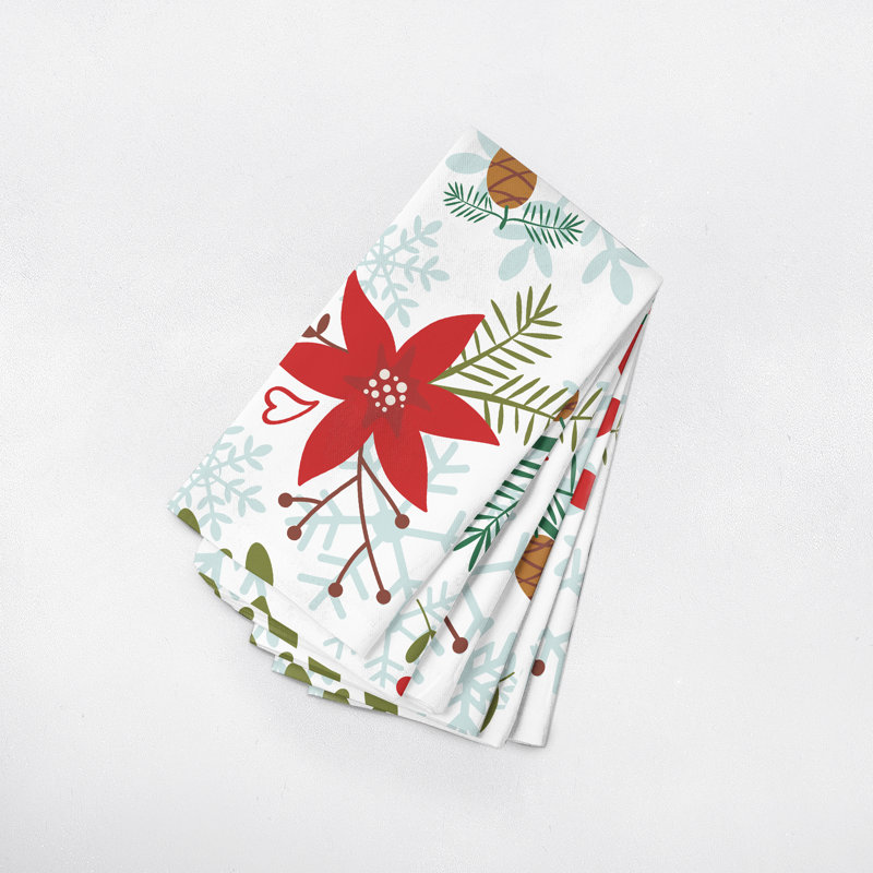 Violante Polyester Floral Square Napkin