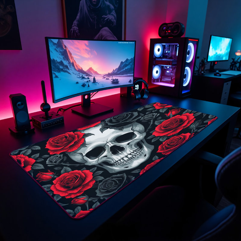 Polyester Desk Pad, 14.4x12.1