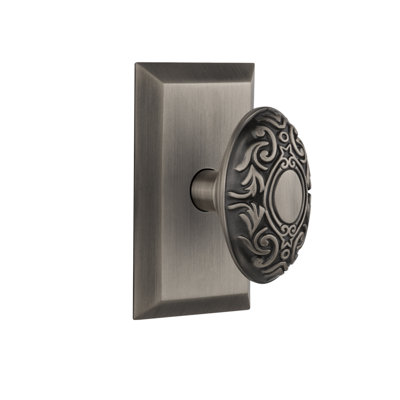 Studio Plate with Victorian Door Knob